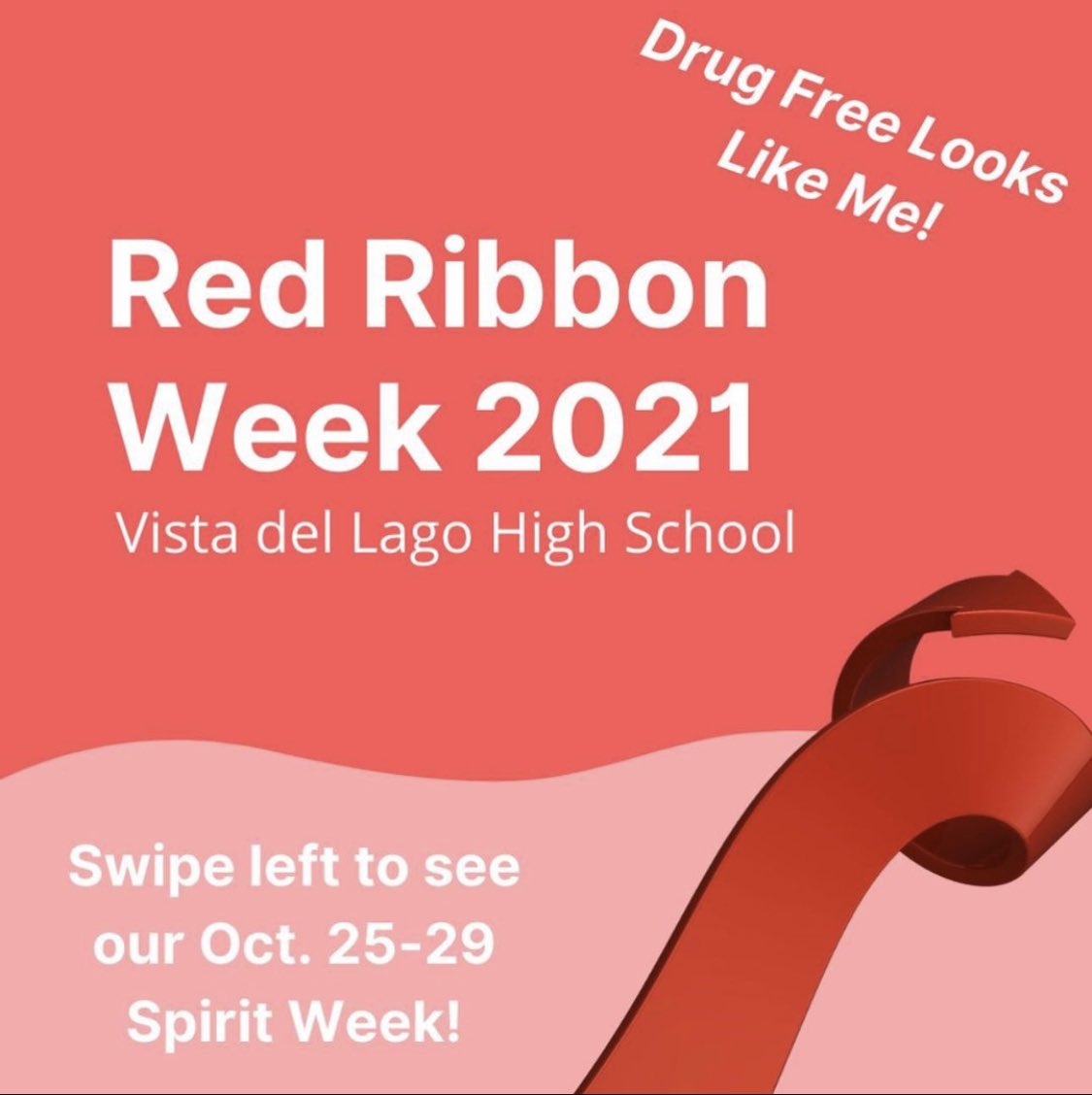 WEAREVDL's tweet photo. RED RIBBON SPIRIT WEEK! Check out our spirit days for next week! #ravenpride https://t.co/US1uBejyoW