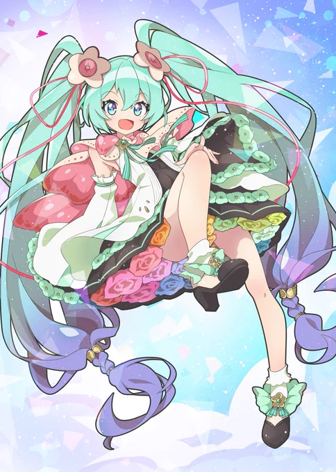 採用されなかったので供養する✨
ライブ行きたいな～

#マジカルミライ2021
#初音ミク 