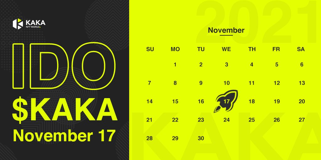 kakanftworld's tweet photo. 🤩#IDO NEWS UPDATE 

🧐The answer to the most often asked question to  $KAKA 🤑👇🏻

📅listing date: November 17

(\_/)
( •_•)
/ > $KAKA 🚀🪙

#Crypto #cryptocurrencies #Blockchain https://t.co/8kvSwnky09