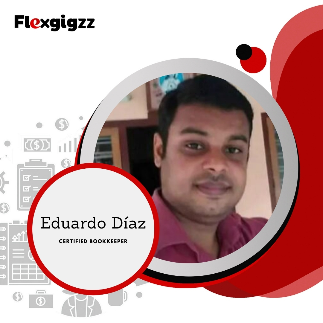 Flexgigzz_team's tweet image. Meet Eduardo Díaz, your certified bookkeeper with years of experience! Check out his profile on the link 👉 bit.ly/3B8K3Nw

#BookKeeper #financialaccount #FlexerProfile #FlexerFriday #Freelancer #FreelancerLife #Flexgigzz #FlexibleJobs