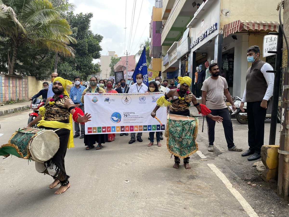 SinghalSailesh's tweet photo. As we localise @SDG2030, it’s our topmost priority in bringing local art & culture at forefront as the cutting theme to all #17SDGs in order to #BuildSustainableNOW for #GenSDGs
@narendramodi @PMOIndia @drashwathcn @UNinIndia @theYouthReps @ErikSolheim @satyatripathi @deespeak https://t.co/vx9F7G6rhy