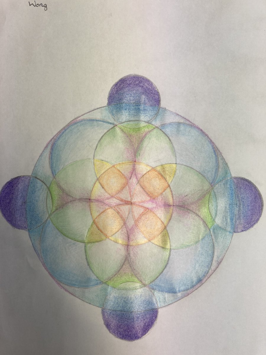 NWSGMaths's tweet photo. Some incredible work by year 7, using circles @NewsteadWood https://t.co/0vY6eugUN3