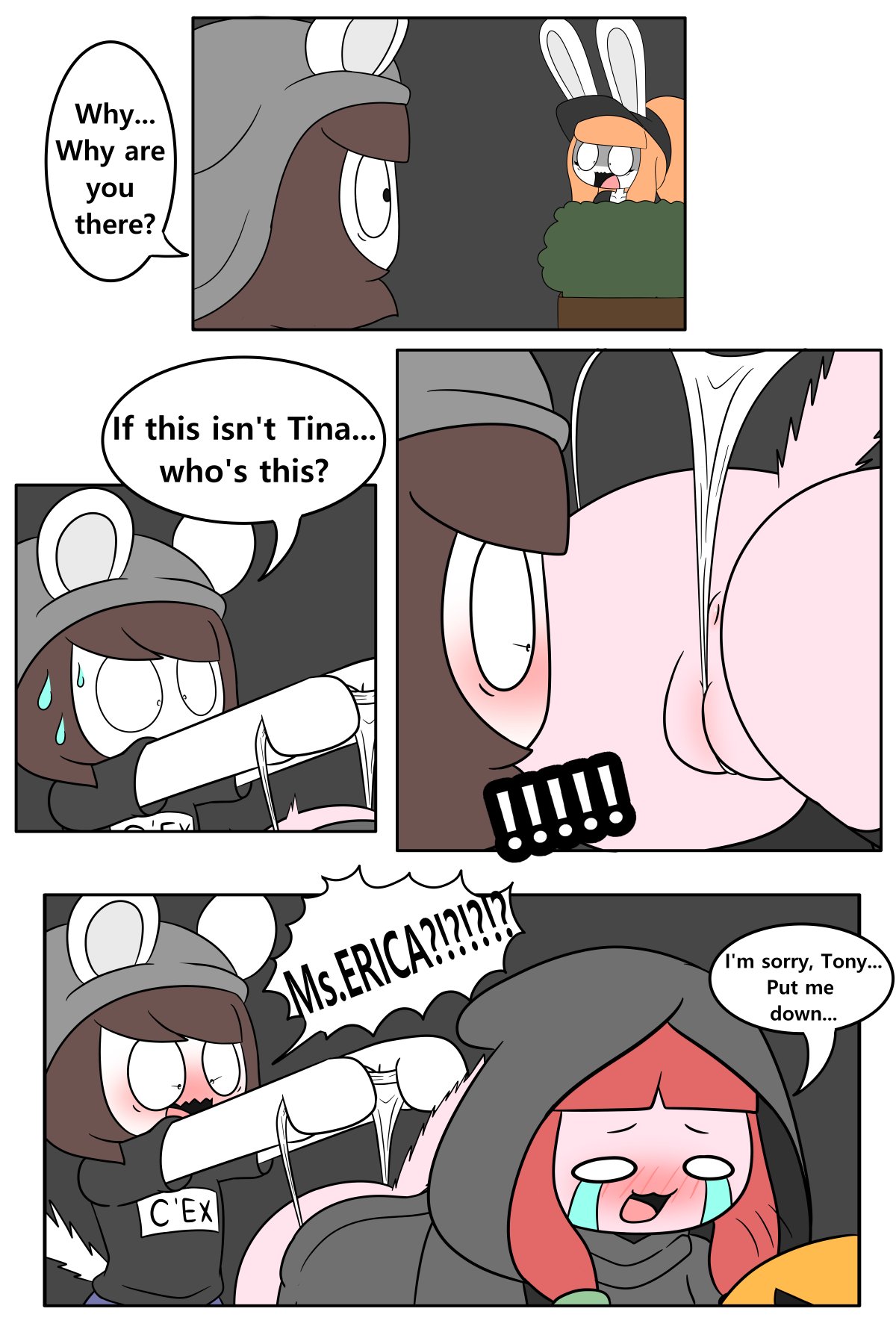 ✏️✒️_ArtControllerVa_1🎮🕹️ on X: 21. Whoops... by @tonytoran I swear to  GOD, I found this both funny & smexy after first seeing this! I dont  usually draw wedgies or stuff like this, but