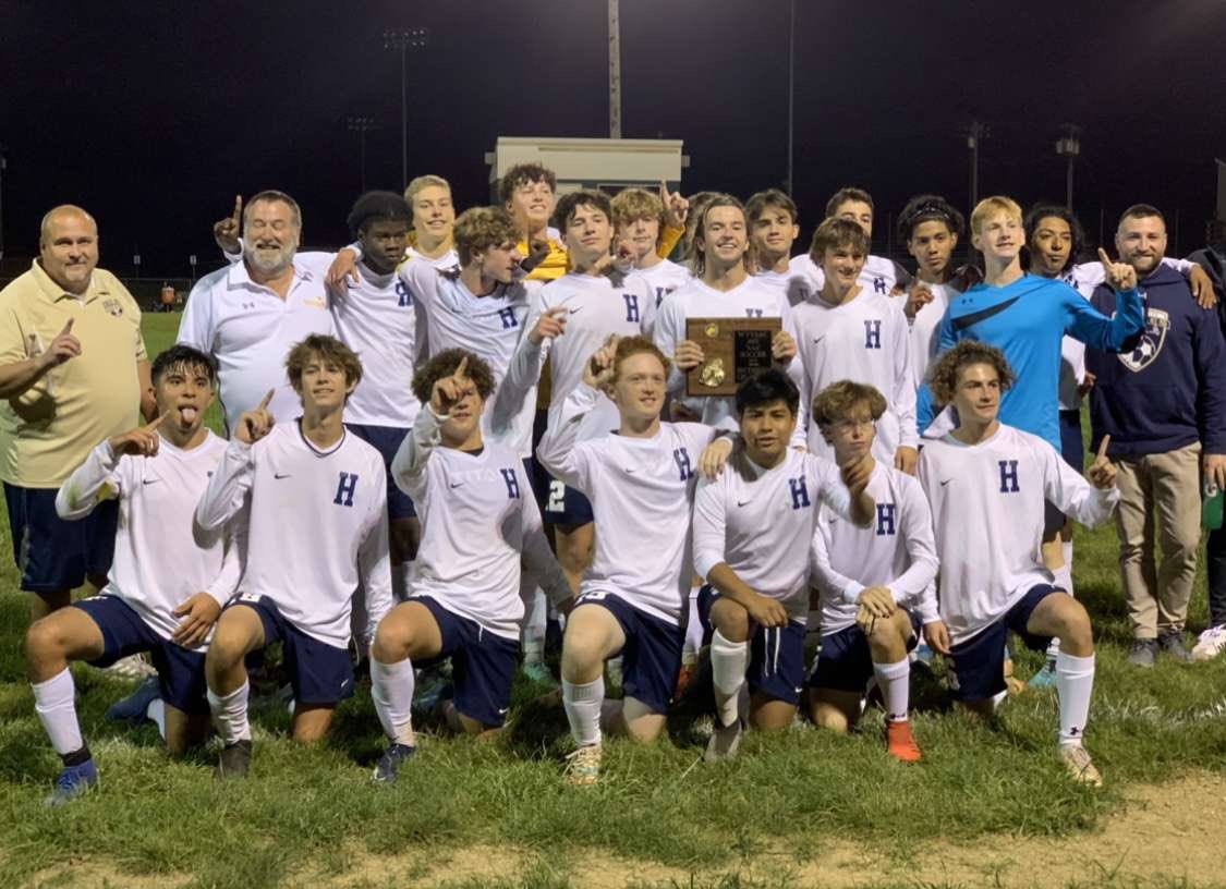 Congratulations to our boys soccer team!!! SECTIONAL CHAMPS 📣📣 It’s a great day to be an eagle! 🦅💙💛⚽️