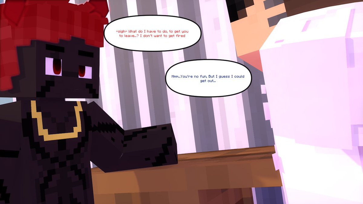 AlecHostMC's tweet photo. Animation that comes after this is coming really soon~

Alec finds @ChaosDiamond21 annoying him
But Jem wants to have a bit of fun with the incubus~ https://t.co/oHVlXYywd9