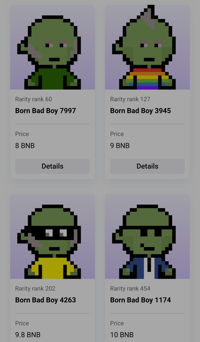 bornsmartboy's tweet photo. Five more aliens remaining below the 10 #BNB  /4780 USD price point on @nftkey .... #BornBadBoys #BSC #BSCGems #pfpNFT #NFTs 
Did you mint one in june? 
That is a 50x in about 4 months assuming mint 0.2 BNB/floor 10 BNB. https://t.co/Y71bMDhgmr