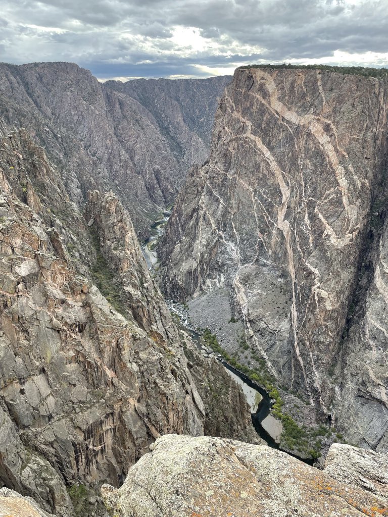 Painted wall. Gunnison NP. MAGIC.