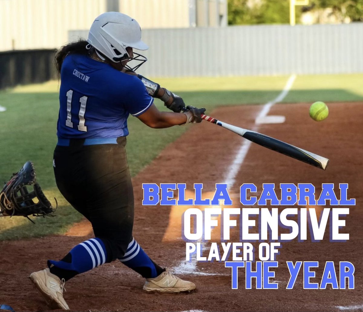 Congrats Bella Cabral ! 
All District Offensive Player of the Year 😤 #stingem