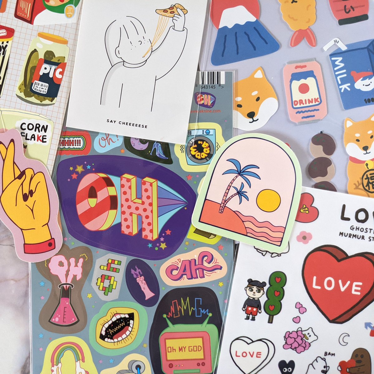 Lot of new stickers in the shop! We're ordering even more inventory for some upcoming markets 🥰