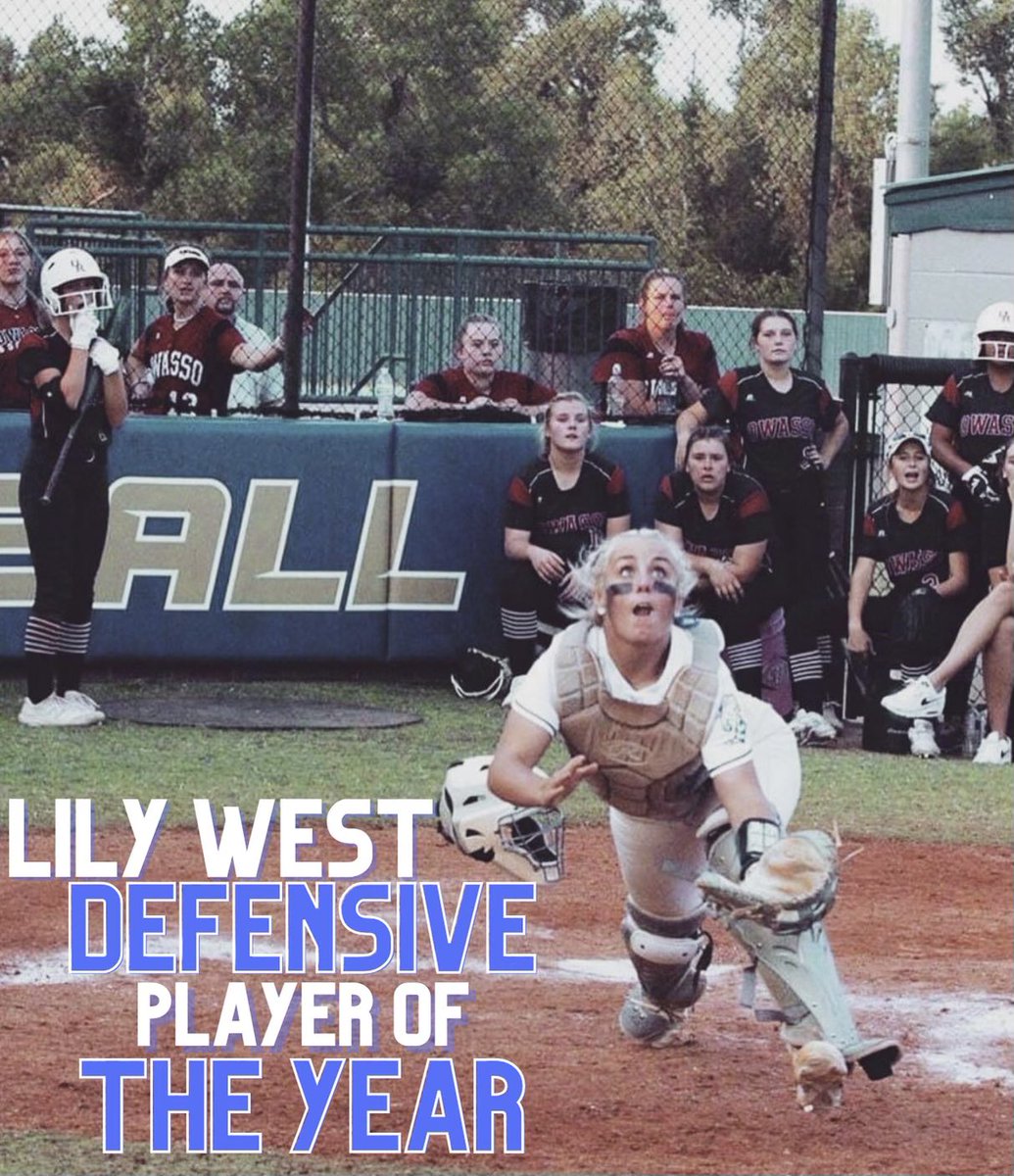 Congrats Lily West ! 
All District Defensive Player of the Year! 😤 #stingem