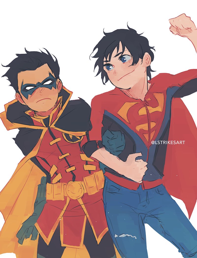LStrikesArt's tweet photo. Super Sons animated movie?? Let’s go!! https://t.co/cMJgYw5ieB