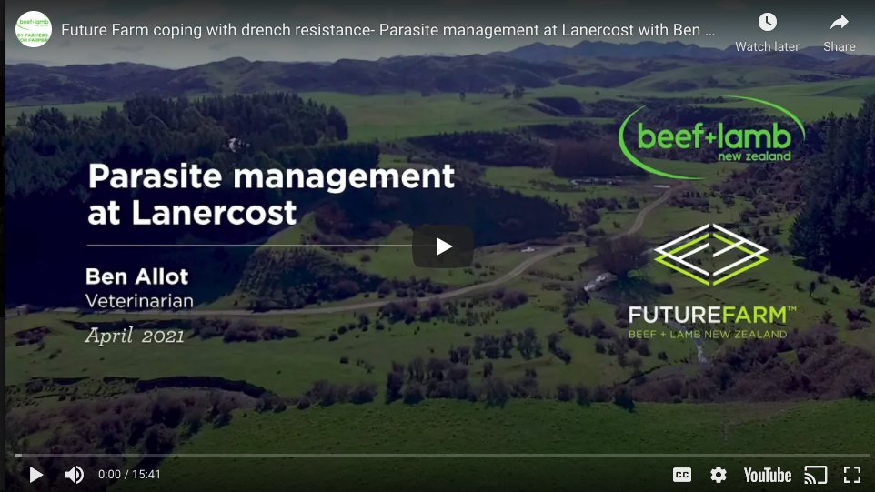 WormwiseNZ's tweet photo. An emerging drench resistance issue has been identified on Beef + Lamb New Zealand’s Future Farm Lanercost .
Watch consultant vet Ben Allot and Dr Dave Leathwick from AgResearch discuss the issue of drench resistance on Lanercost and across NZ.
https://t.co/Es07X3BAI9
#Wormwise https://t.co/Aje5yWmety