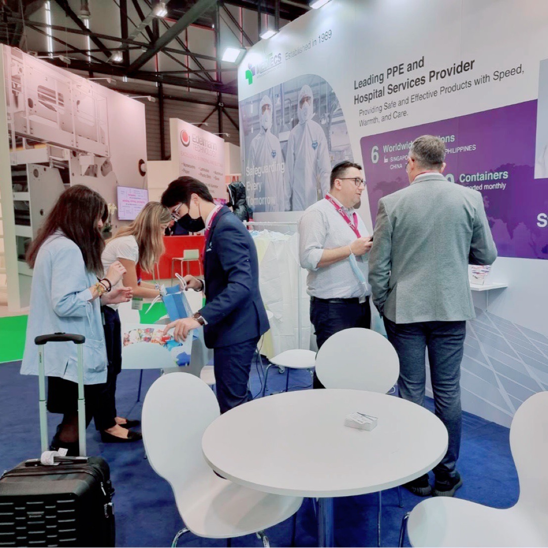 medtecs's tweet photo. We are at Booth 1225 #INDEX2020 in the Palexpo Exhibition and Congress Centre #Geneva ! Come visit us to find out #Medtecs solutions to the current pandemic and beyond. #MedtecsCanHelp #safeguardingeverytomorrow https://t.co/YEvVmPEudo