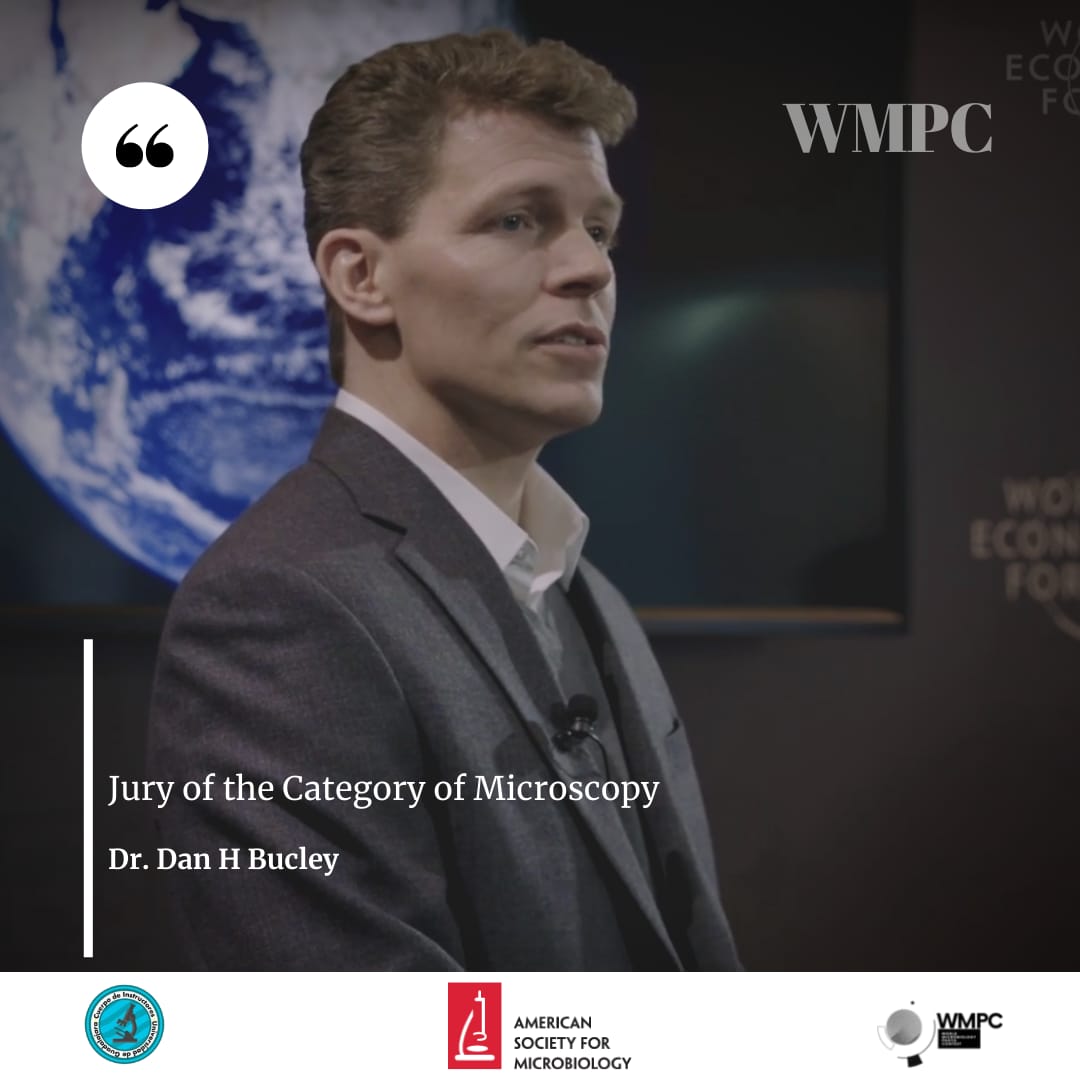 wmpcontest's tweet photo. We continue with the presentation of our jury: Dr. Dan H Buckley, microbial ecologist in the Soil &amp; Crop Science Section of the School of Integrative Plant Science.

#microbiology #ciencia #science #photography #contest #worldwide #parasite #bacteria #virus #fungi #microbiologia https://t.co/J0zWkGeoaX