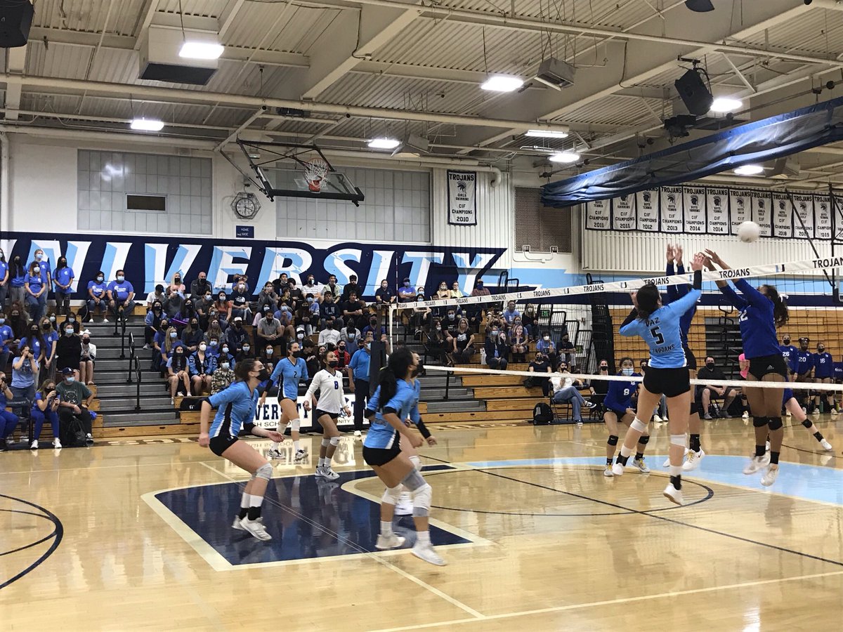 Girls Volleyball in action- 1st Round of the CIF playoffs vs. La Habra