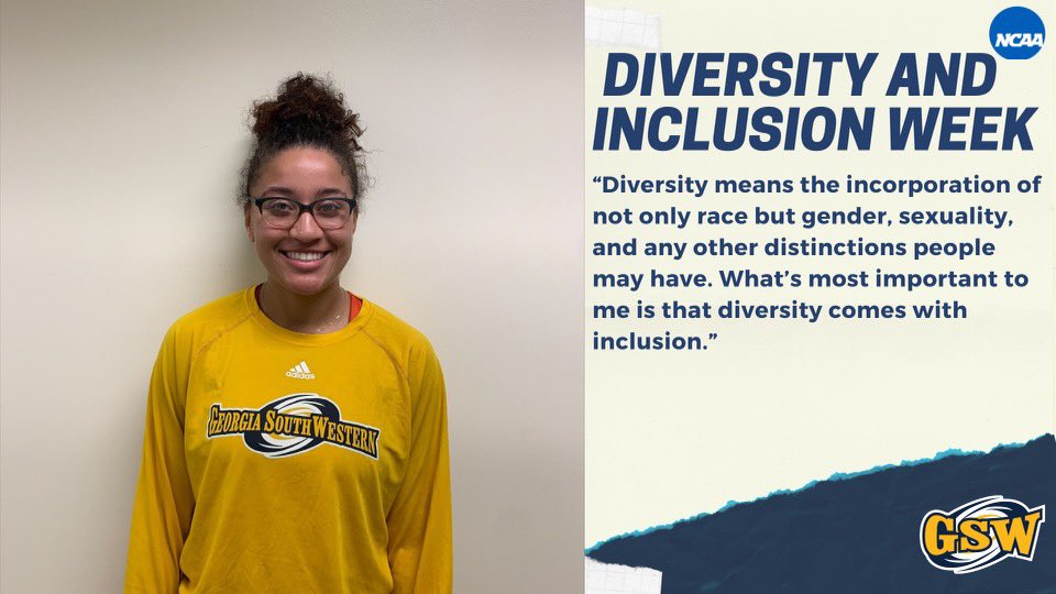 gswsaac's tweet photo. #NCAAInclusion
#IveGotYourBack
#Teamwork
#ILiftMyTeamUp
#TakeDiversityByStorm https://t.co/kiCnl4qZsr