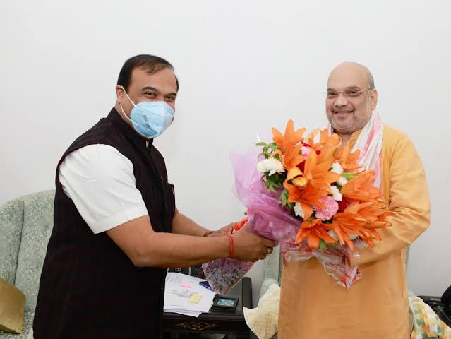 himantabiswa's tweet photo. Heartiest wishes to Adarniya Union Home Minister Shri @AmitShah ji on your birthday. 
Your dedication towards the nation is a source of inspiration for us.

May Maa Kamakhya &amp; Mahapurush Srimanta Sankardev bless you with good health &amp; a long life in the service of Maa Bharti. https://t.co/P8aa79aBte