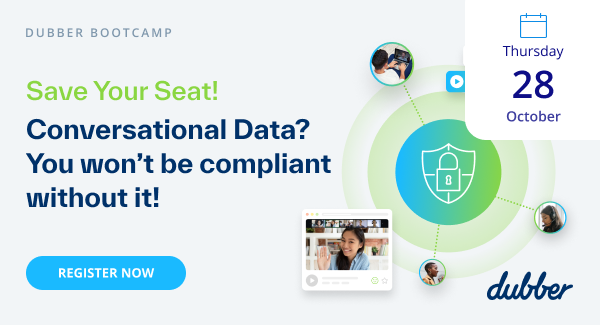 dubberapp's tweet photo. [LIVE WEBINAR]
Join us to hear how Dubber’s Unified Conversational Intelligence solutions close the compliance mandate gap by providing the most critical key insights using voice data.

Register Now:
👉 https://t.co/kjYLBqH3tm

#bettertogether #endnotknowing #dubberpowered https://t.co/1Op0VHoie6