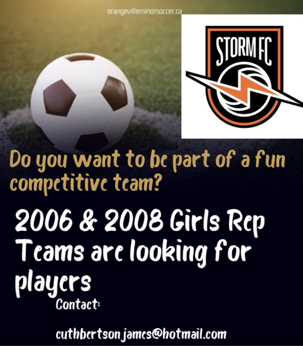 O_Storm_Nation's tweet photo. #StormFC #soccer #repsoccer #playerswanted https://t.co/fxmPHbFmPs