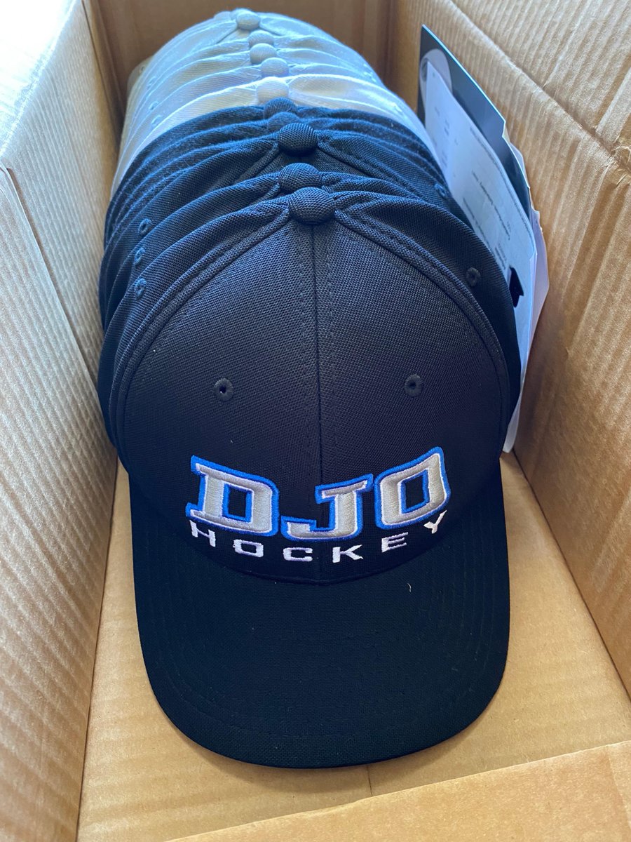 OConnellHockey's tweet photo. DJO fans! It’s the premium DJO HOCKEY hat from @customlids! Features premium, 3D raised embroidery. These are for @coach_flip 's friends (early Christmas?) but more coming! Hats will be on sale DJO games--stay tuned! #wearedjo #bornforhockey #customlids @OConnellHS @DJOathletics https://t.co/xtyFG1xz04