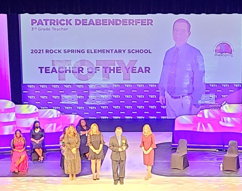 AlmandBonnie's tweet photo. Celebrating @Mr_D_RSE tonight as  @HenryCountyBOE recognizes him as our TOTY! He does it all, &amp; we are so proud to have him represent @RSE_HCS! https://t.co/gjwt6eYHRj