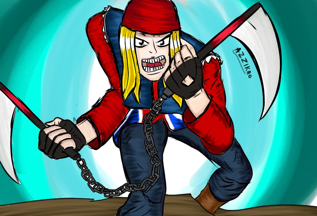 AzzikCanvas's tweet photo. The time traveler and anti air specialist,
Axl low from guilty gear
#fanart
#originalartwork #GUILTYGEAR #FGC #fightinggames https://t.co/EFnOXiihrg