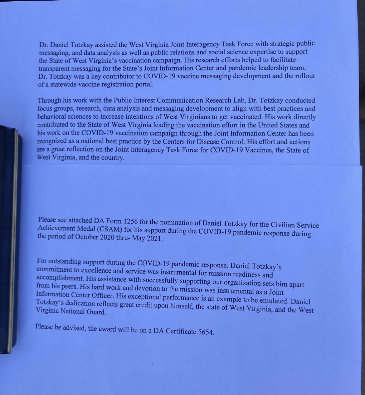 dan-totzkay-on-x-wow-what-a-wild-day-my-buddy-partner-in-crime-juliadaisypmc-and-i-had-the-huge-honor-of-receiving-the-civilian-service-commendation-medal-the-second-highest-civilian-honor-from