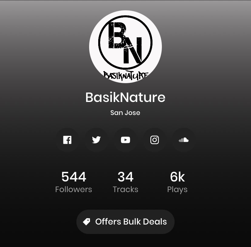 BasikNature's tweet image. Thankful for 6k plays on @BeatStars 🙌🎶Currently running a sale of $100 EXCLUSIVES. Lasts until the end of the month 🔥

Beatstars.com/BasikNature