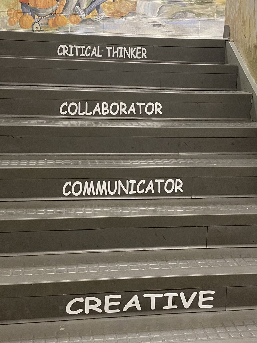 WBESbears's tweet photo. Our Portrait of a Graduate vocabulary, one step at a time!! #Intentional #GetBetterAtGettingBetter #Culture @ORSchools @FriendsofORS @StuderEducation @teachertish @kcmiller0612 ๐ช๐ช https://t.co/qT8gFyT4JD
