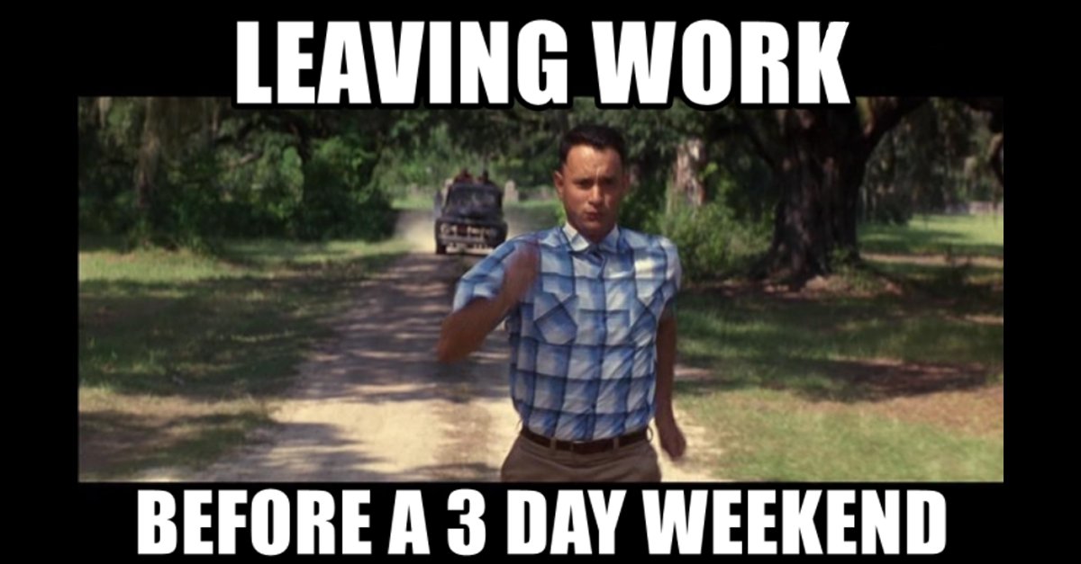 bcitnz's tweet photo. CONGRATS, YOU'VE EARNED IT! What are your plans, picnics or otherwise?
#labourweekend #publicholiday #NewZealand #longweekend #SoftSolutions #Sofsol #meme #ForrestGump #plans #picnic https://t.co/27pi5k6ft0