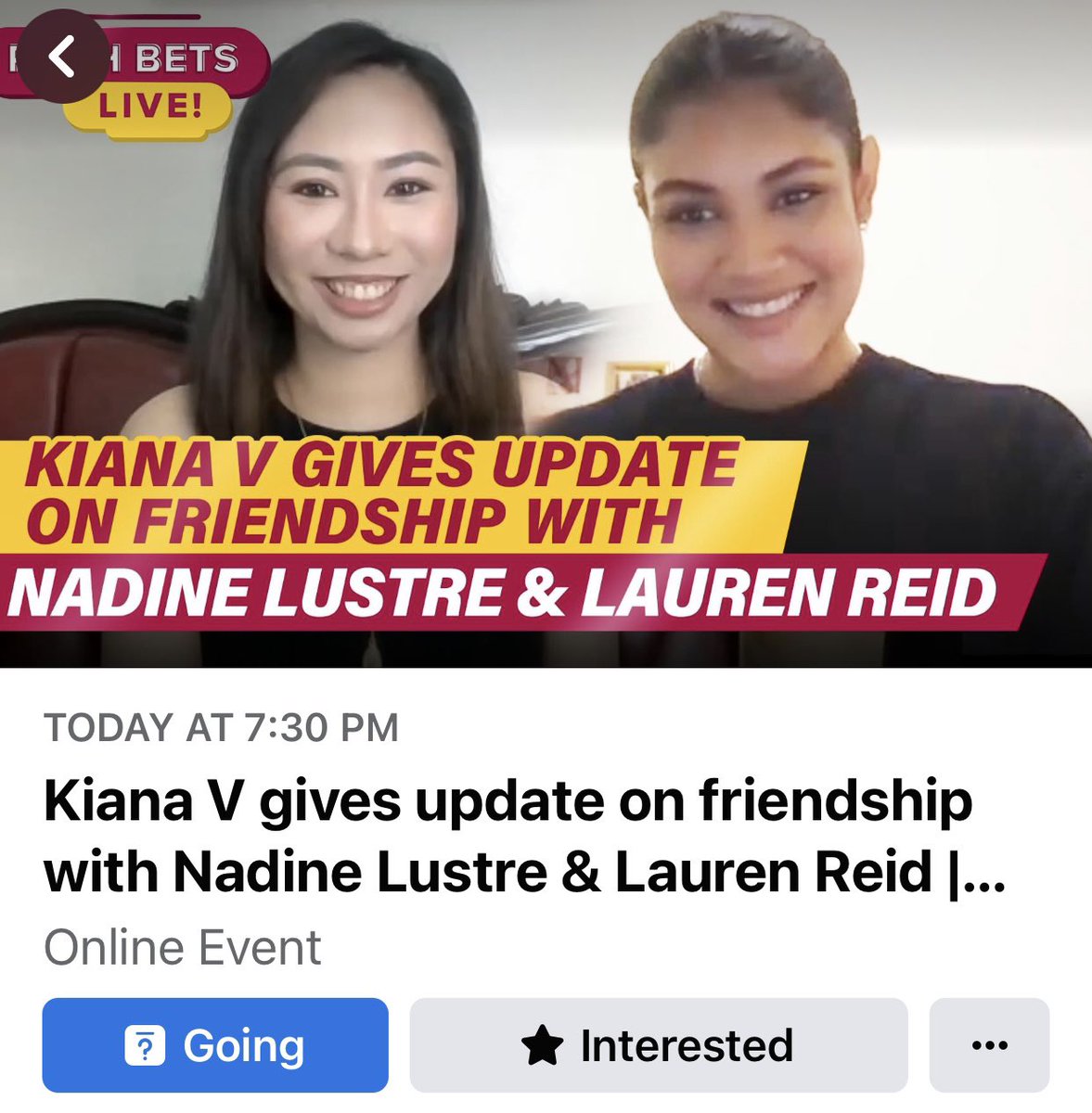 manila_genesis's tweet photo. TONIGHT 730pm FRI via @Push_Alerts ! The interview sequel continues the kwento about @kianavee Kiana V’s friendships with Nadine Lustre and Lauren Reid later 730PM PHT 🇵🇭 https://t.co/XWcH9BSlDw ❤️💚💙 #PushAlerts #KianaV #KianaVDazed https://t.co/1lmCXVhUjR… @ABSCBNpr https://t.co/5Rmky8lPq2