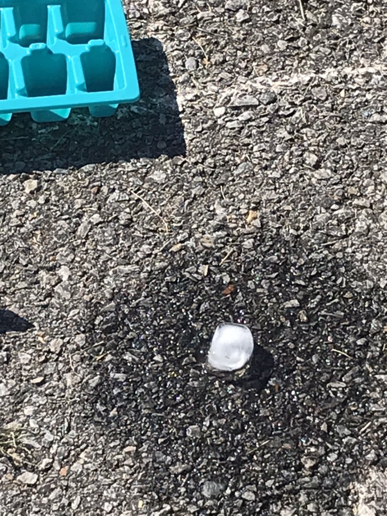 MrsGilmore6's tweet photo. We Are Melting...slowly Students are making observations about the sun’s heat energy. https://t.co/3KSUFMwmpF