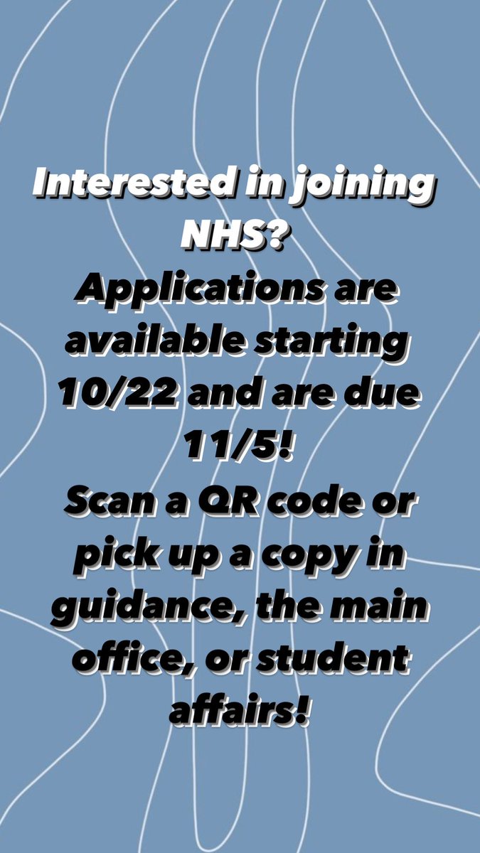 bdalenhs1's tweet image. Late applications will NOT be accepted!! Complete and turn them in to Ms. Brant in room 402. Message any of us officers with any questions or concerns:) 
#gobulls