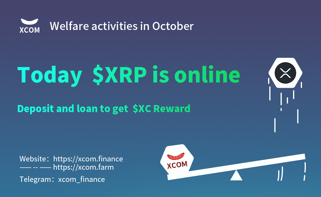 Nice Friday🥳🥳🥳 
👏 $XRP are you ready ? ?  
👏Today $XRP is online at 4:00 pm！
Come on bro, deposit and loan to get $XC reward.
<a href="/Ripple_XRP1/">XRP Official ⚡️</a> 
@HECO_News 
<a href="/HECO_Chain/">HECO Chain</a> 
Click on LIKE❤️ to let me know you😉