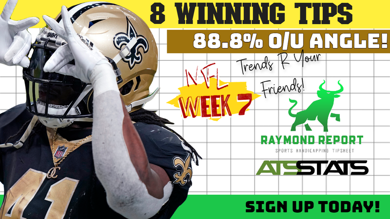 ATSstats's tweet photo. 8 Winning Sports Betting Tips for NFL Week 7 #bettingpicks #nflhandicapper #nfltips #NFLWeek7
https://t.co/Q7ZjfwlXt0 https://t.co/4KShNDFgV0