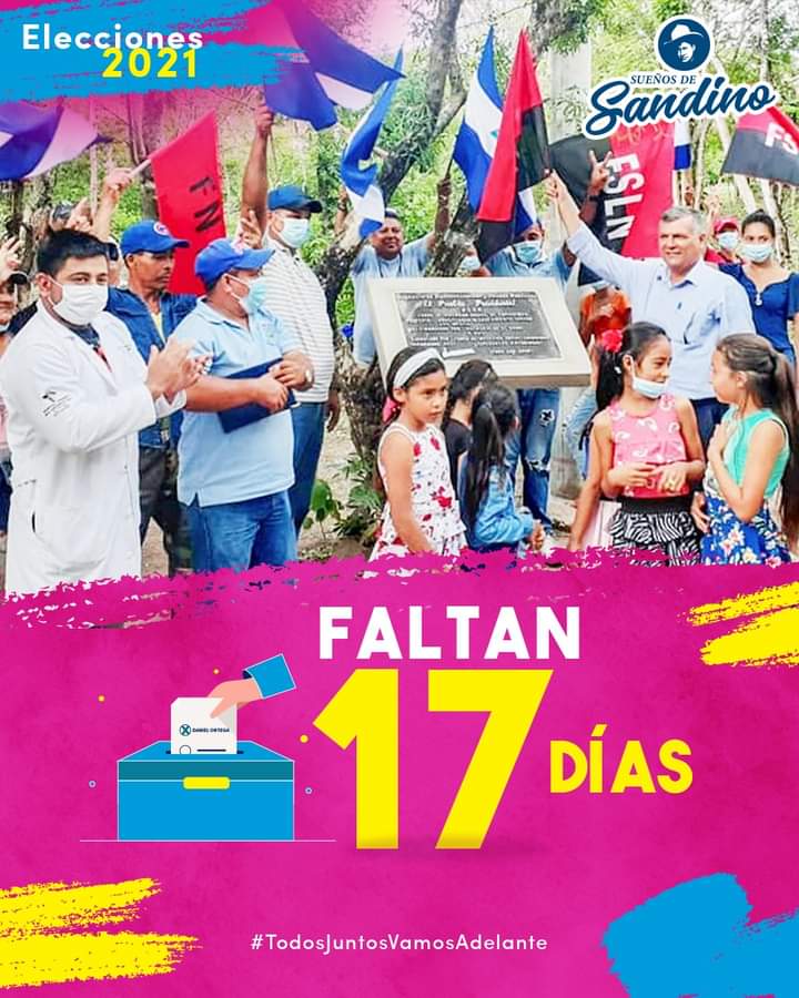XelmaFlores's tweet photo. Se acerca otra Victoria para el Pueblo de Nicaragua!! 
Vamos en la casilla 2!!
#Somos2FSLN https://t.co/umhlHRNwa1