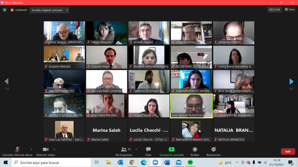 lr_trabajo's tweet photo. 🙌Participamos de la Segunda reunión de la "Comisión de #Género e #Igualdad de #Oportunidades del Consejo Federal del Trabajo (CFT) donde se expuso sobre las tareas de trabajo #remuneradas y #noremuneradas, la #brechasalarial y segregación #ocupacional con perspectiva de género. https://t.co/GNl1QwieBT