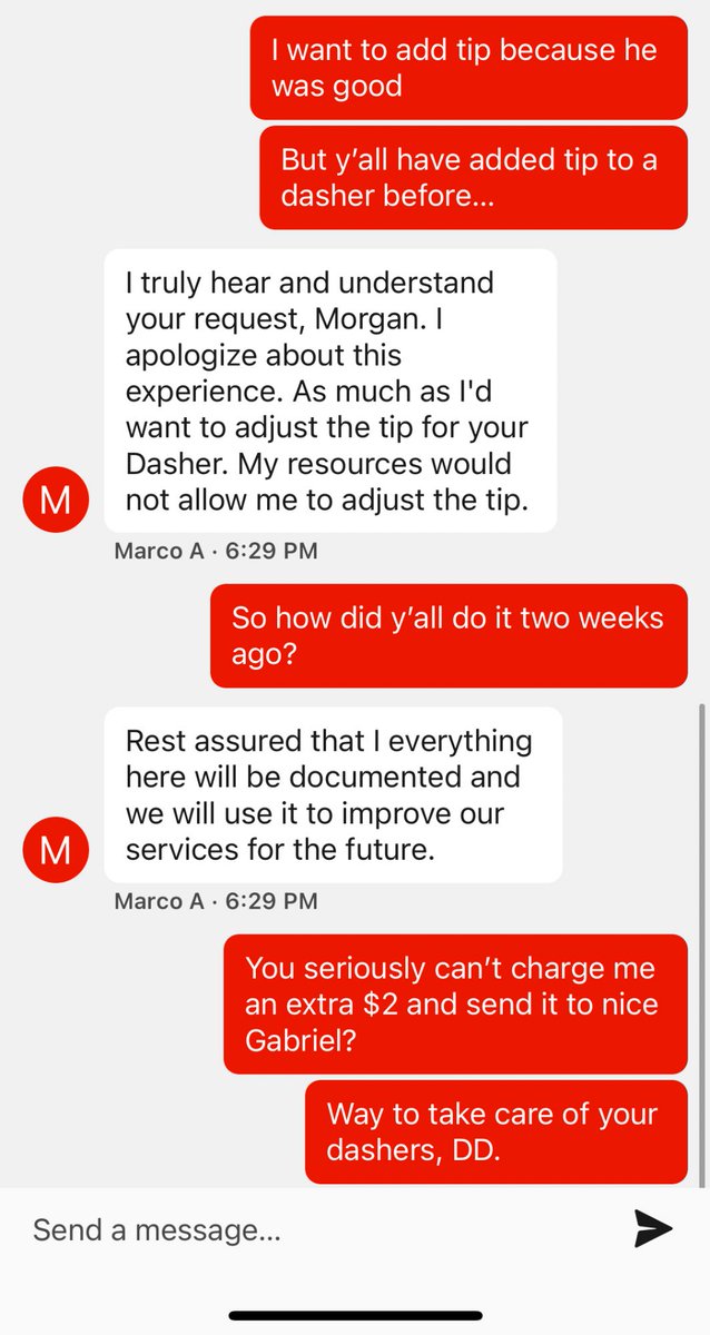 MorganReportDH's tweet image. For all the money they make, you’d think @DoorDash wouldn’t mind taking care of their #dashers especially since it doesn’t cost them anything extra to add tip. Take better care of your employees. #EverywhereIsHiring #NoJobShortageHere #IWillDoDriveThru