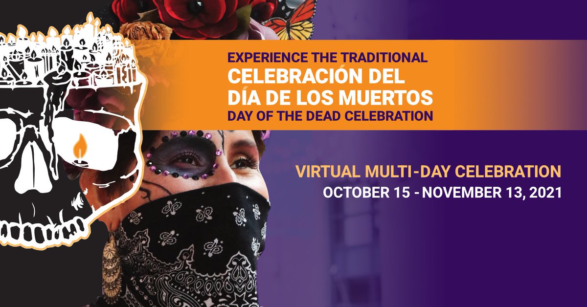 DiadeMuertosTO's tweet photo. Join us this year for our #DíadelosMuertos Celebration! The Multi-day event will be shared virtually from Nov 6-13, 2021 and will include a Public #Ofrenda Installation on view @Torontounion starting Oct 31, 2021. 
https://t.co/hDmr1kcR6L 
@CasaMaiz #DayoftheDeadTO #ArtworxTO https://t.co/tizuyRhVlJ