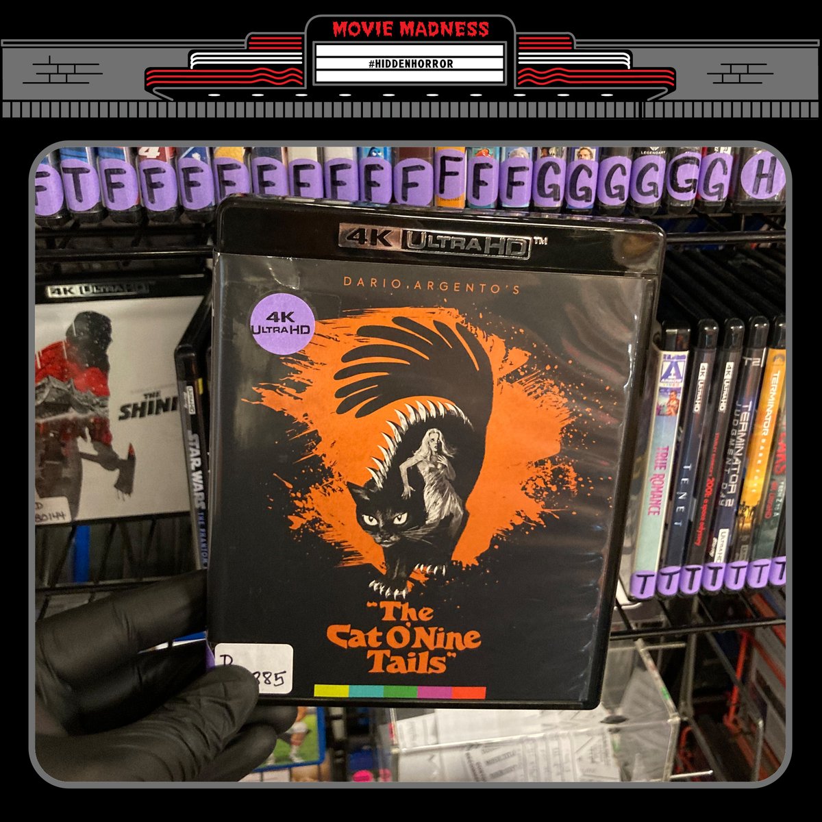 MovieMadnessPDX's tweet photo. You can find some excellent #HiddenHorror titles in our 4K section, ranging from recent shock-busters to classic thrillers, chillers, and blood-n-guts-spillers. If you’re able to watch 4K movies at home, be sure to visit this section the next time you’re in the store 👍 https://t.co/eEdYuSR82f