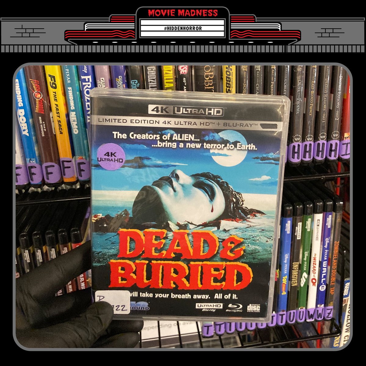 MovieMadnessPDX's tweet photo. You can find some excellent #HiddenHorror titles in our 4K section, ranging from recent shock-busters to classic thrillers, chillers, and blood-n-guts-spillers. If you’re able to watch 4K movies at home, be sure to visit this section the next time you’re in the store 👍 https://t.co/eEdYuSR82f