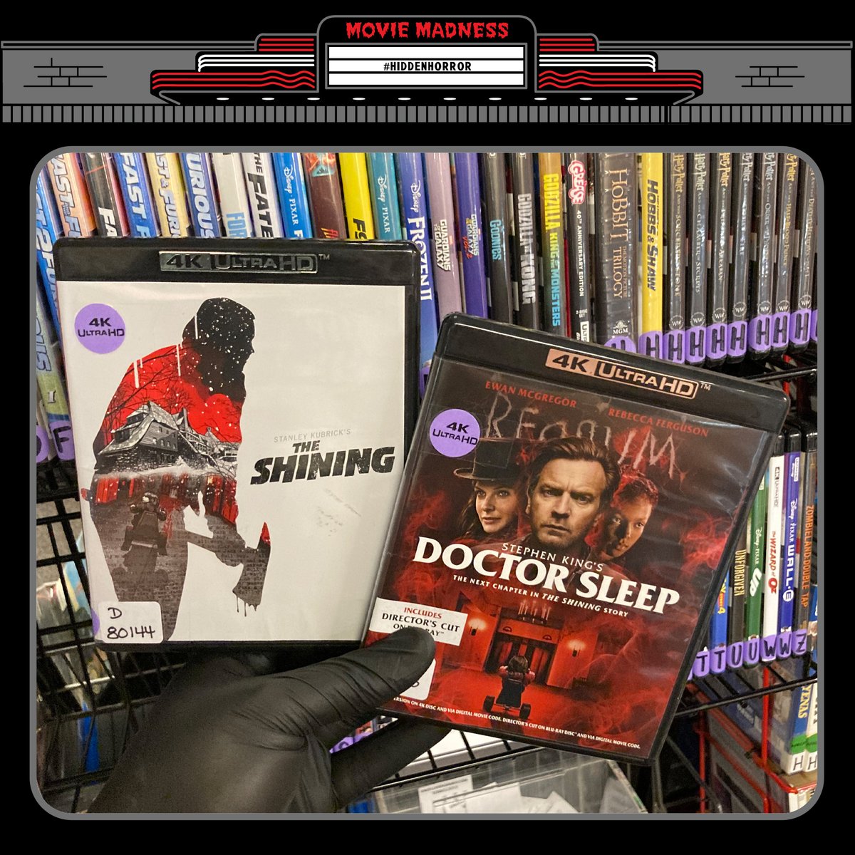 MovieMadnessPDX's tweet photo. You can find some excellent #HiddenHorror titles in our 4K section, ranging from recent shock-busters to classic thrillers, chillers, and blood-n-guts-spillers. If you’re able to watch 4K movies at home, be sure to visit this section the next time you’re in the store 👍 https://t.co/eEdYuSR82f