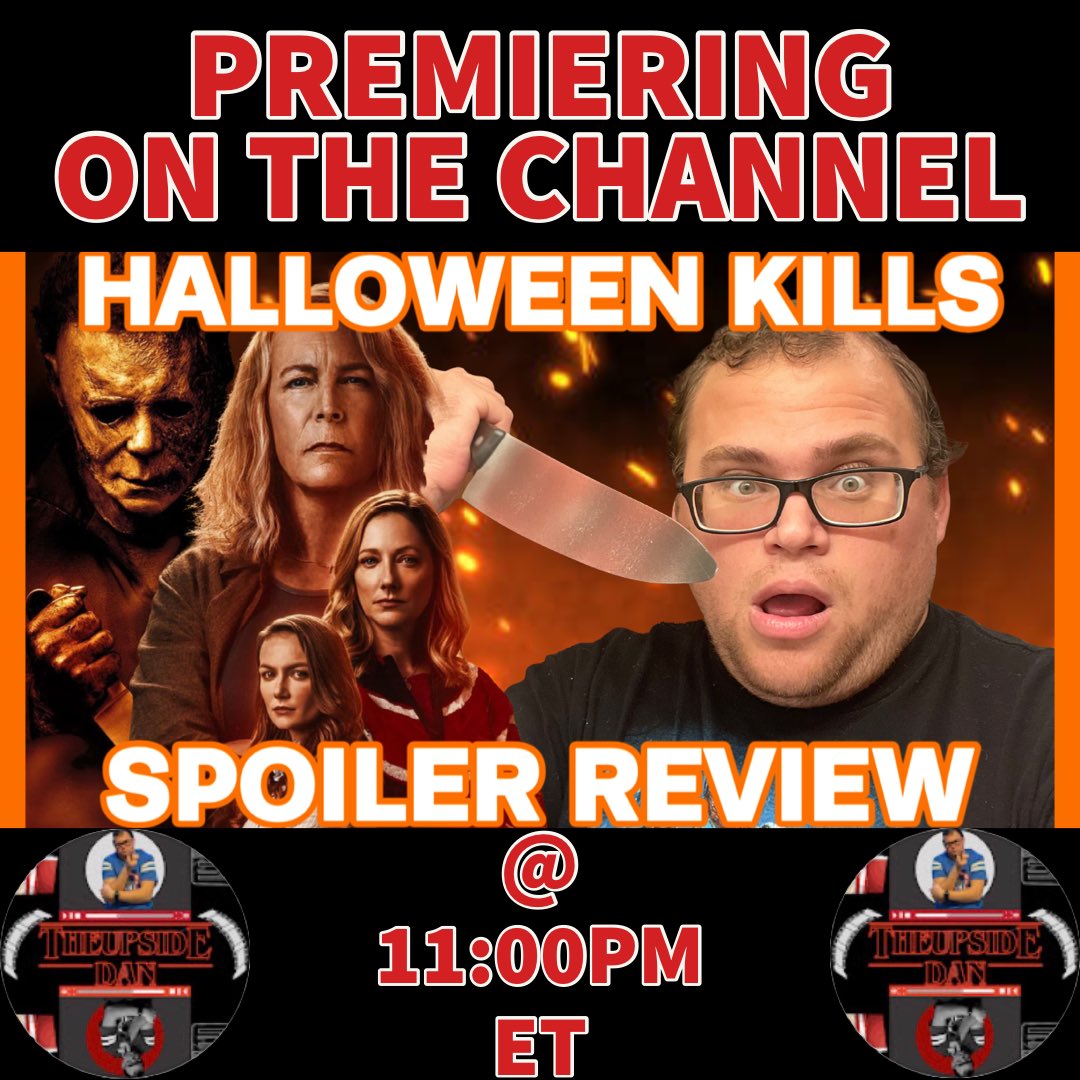 TheUpsideDan93's tweet photo. Join me in the live chat!
#halloween #halloweenkills #michaelmyers #michael #lauriestrode #strode #jamieleecurtis #judygreer #andimatichak #davidgordongreen #johncarpenter #horror #thriller #crime #youtube #theupsidedan https://t.co/iJhR1R3BV9