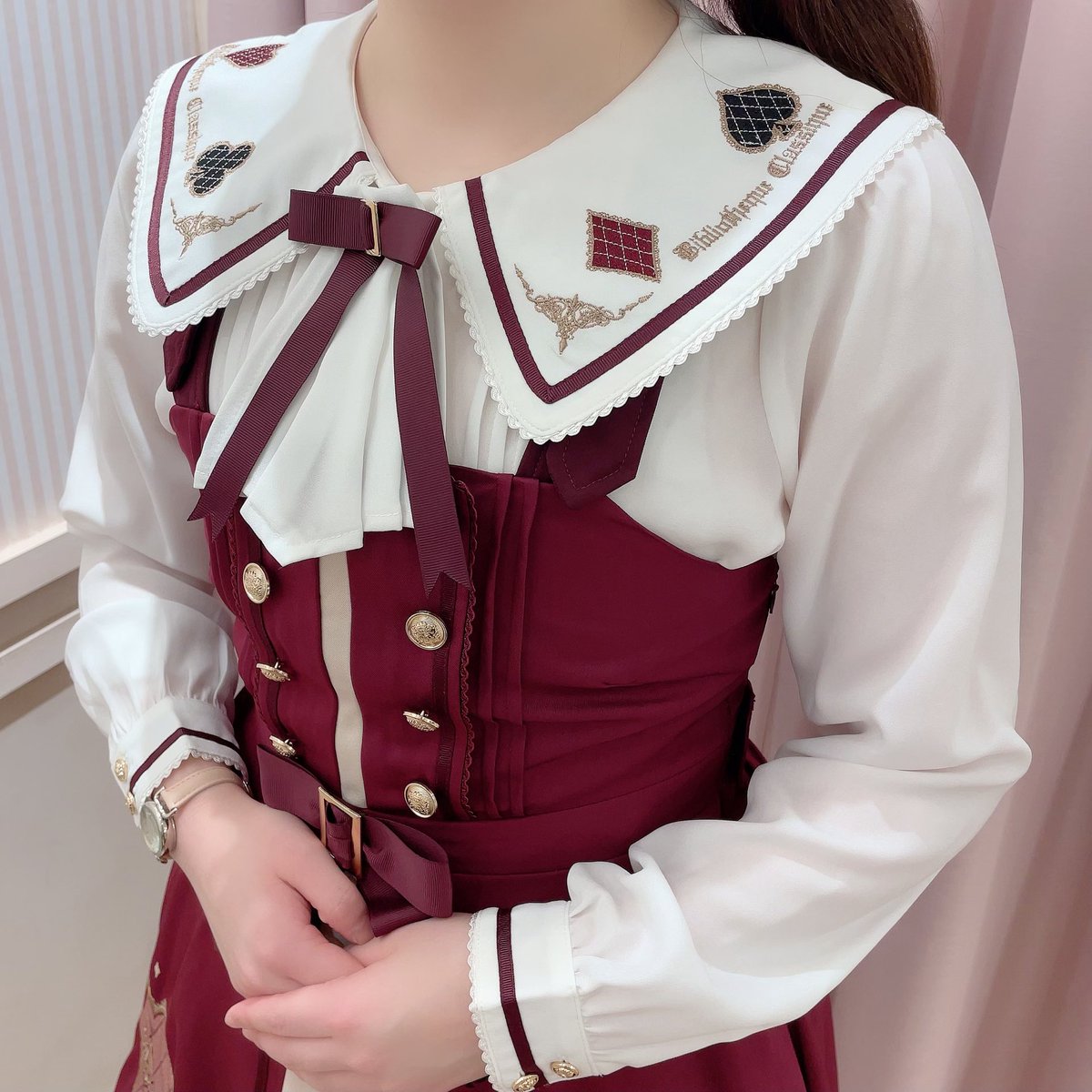 アマベル トランプのデコレーションケーキブラウス・スカートセット