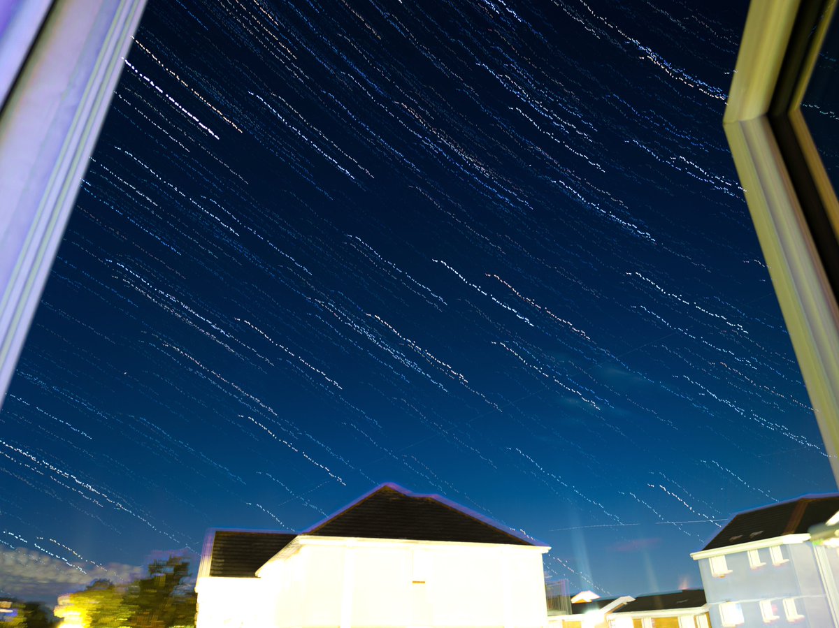 Complete novice here , I took 84 images with my phone and used an app called star trails to stack them together. 320iso 30ss