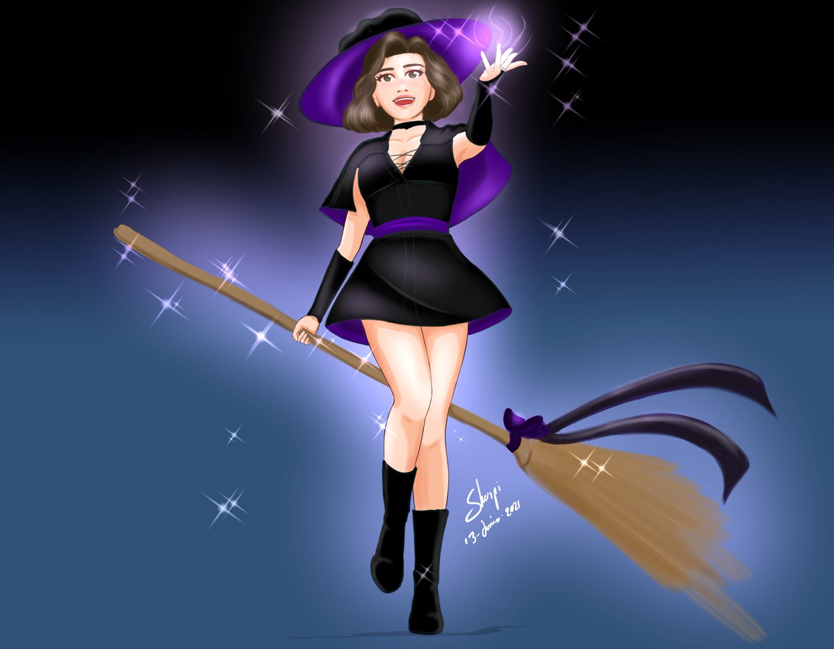 Manuel_L_L's tweet photo. @ctchrysler_ The style of drawing Annie was part of the inspiration to create my OC Angie, thanks for your art! https://t.co/45e8DNaTgD