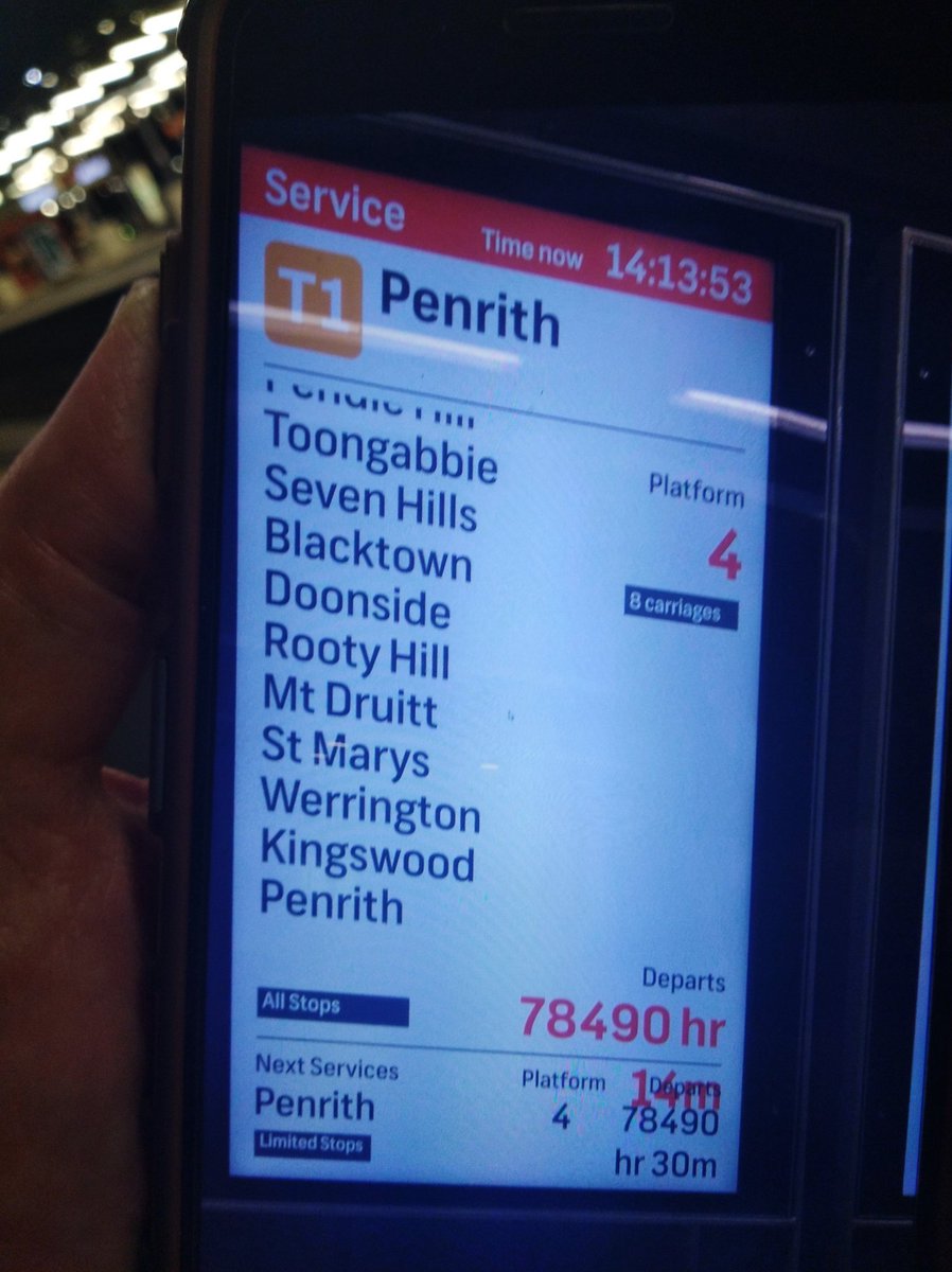 The1770Impact's tweet image. #Penrith #TrainTimetable #waitTimes #NSWTrainsport #SydneyTrains