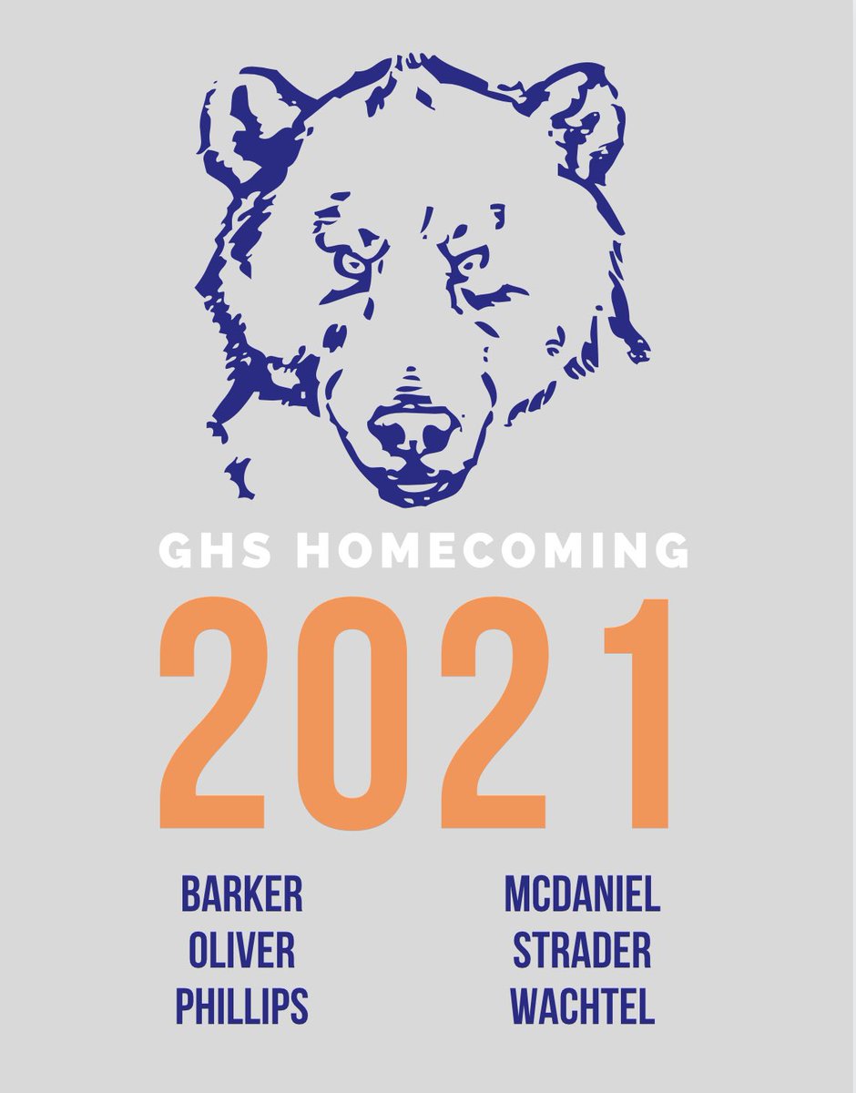 BlazerNationGHS's tweet photo. ⚡️IT ALL COMES DOWN TO THIS⚡️
👑HOMECOMING👑
🎓SENIOR NIGHT🏈
🐻THEME: EXTREME GRIZZLY🐻
 all of our seniors and homecoming candidates have worked their butts off all semester and year long. come out and show your support for your 2022 seniors and the homecoming candidates. 10/22 https://t.co/I5N7lNNijG