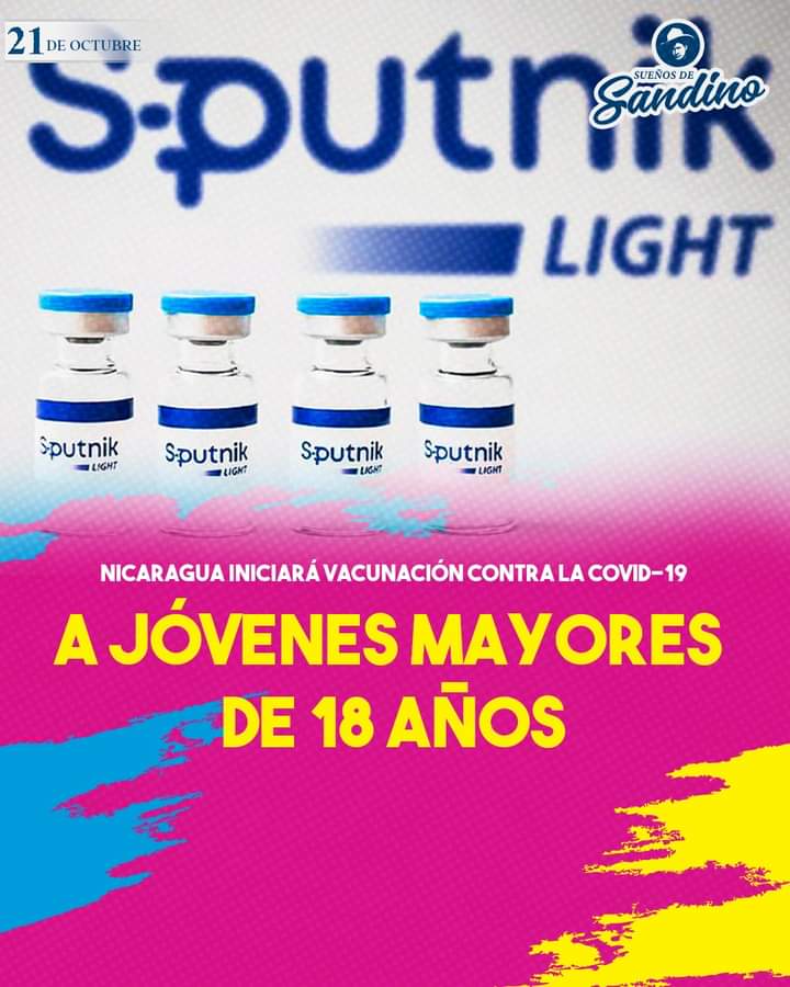 XelmaFlores's tweet photo. Toda la juventud nicaragüense a vacunarse,  voluntariamente y sobre todo de forma gratuita 
#Somos2FSLN https://t.co/QohmYQtCON