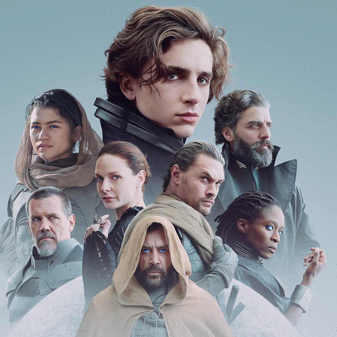 tsmlcrew's tweet photo. #DuneMovie is now streaming on #HBOMax
#TimotheeChalamet #Zendaya #RebeccaFerguson
#oscarisaac #JasonMomoa
#BeneGesserit #HouseAtreides #SmileGurney #Warmaster
#Fremen #Spice #Arrakis #DesertMaster #Warrior #HouseHarkonnen
#DuneSweep
#tsmlcrew https://t.co/J8fiYd7Vck